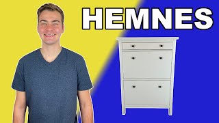 Hemnes Shoe Cabinet with 2 Compartments IKEA Tutorial [upl. by Sikleb950]