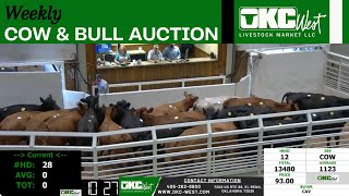 1092023  OKC West Weekly Cow amp Bull Auction [upl. by Seugirdor]