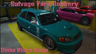 GTA V Online Salvage Yard Robbery ClaimableDlnka Blista Kanjo [upl. by Stacey147]