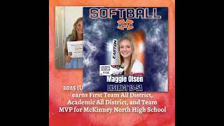 Maggie Olsen 2025 University of North Alabama earns First Team All District Academic All Distric… [upl. by Acinahs]