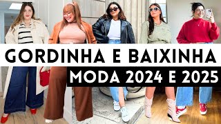 🔴LOOKS PARA GORDINHAS BAIXINHAS NA MODA 2024 E 2025 [upl. by Catherin]