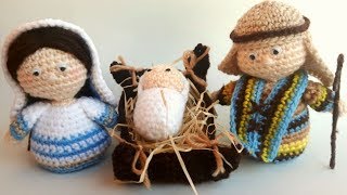 Presepe Amigurumi Giuseppe Parte 1 Natale Uncinetto 💕 Christmas Nativity Crochet  Pesebre Crochet [upl. by Nilloc]