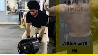 NEW BACK WORKOUT SPLIT  BACK WORKOUT TRAIN WITH MEfitness trainwithme muscle fit new diet [upl. by Yezdnil979]