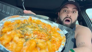 Buffalo chicken mac amp cheese mukbang [upl. by Sneed]