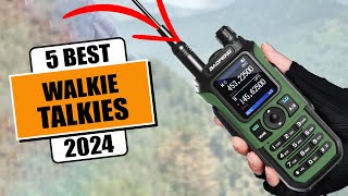 5 Best Walkie Talkies  Long Range Walkie Talkie Review of 2024 [upl. by Lehrer]