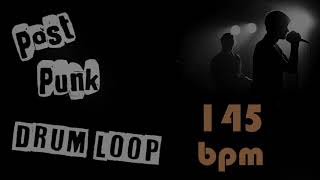 Post Punk Drum Loop 145 bpm [upl. by Irish]