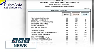 Survey 14 out of 64 senatorial candidates have statistical chance of winning  ANC [upl. by Sdlonyer]