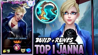 WILD RIFT JANNA  TOP 1 JANNA GAMEPLAY  EX SOVEREIGN RANKED [upl. by Liuqnoj]