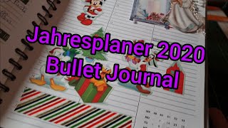 Wir GESTALTEN mein JAHRESPLANER 2020  Bullet Journal   30November 2020  3Januar 2021 [upl. by Zoubek934]