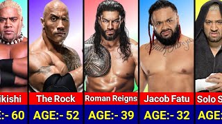 AGE OF WWE ANOAI FAMILY WRESTLERS IN 2024 [upl. by Steven]