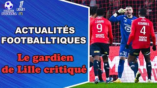 Le gardien lillois Lucas Chevalier critiqué après sa célébration controversée dans le derby [upl. by Geneva]