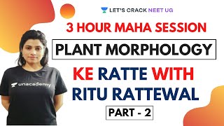 3Hour Maha Session  Complete Plant Morphology in Oneshot  Part 2  Target NEET 2020 [upl. by Hege]