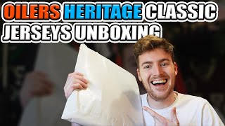 Oilers Heritage Classic Jersey UNBOXING [upl. by Andeee381]