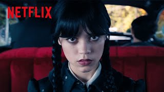 Wednesday Addams Being The Ultimate Mood  Wednesday  Netflix [upl. by Nosnevets214]