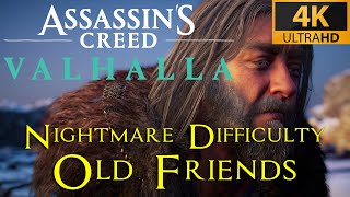 AC Valhalla  Old Friends  Nightmare Aesir difficulty playthrough [upl. by Adaran]