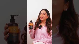 Argan Deluxe Nourishing Shampoo X Hajra haircare hair haircareroutine [upl. by Yeslehc]