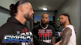 Jey Uso has a tense exchange with Roman Reigns SmackDown highlights Oct 18 2024 [upl. by Sacrod]