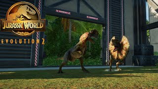 Releasing Dilophosaurus Jurassic World Evolution 2 [upl. by Avery]