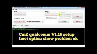 cm2 qlm imei option not show solution [upl. by Etteloc]