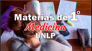 Materias del 1° año UNLP  Plan de estudios Medicina  Parte I [upl. by Assiroc]