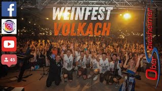 Weinfest Volkach 2024 mit der Partyband aus Franken  Oberspiesheimer [upl. by Ayekel]