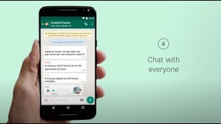 How To Make a Group Chat  WhatsApp [upl. by Gathers875]