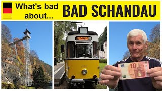 WHATS BAD ABOUT BAD SCHANDAU  Cash only spa town  Kirnitzschtal elevator and restaurants [upl. by Aieken]