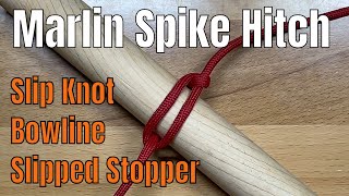 Marlin Spike Hitch  A versatile knot that can be used to form other knots [upl. by Allemac]