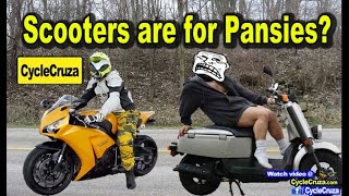 Scooters Are for Pansies Scooter Vs Motorcycle  MotoVlog [upl. by Gnol183]