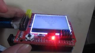 LCD12864 Shield Demo [upl. by Sunev]