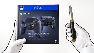 New Playstation 4 Pro Controller Unboxing  Nacon Revolution Unlimited PS4 Black Ops 4 Infected [upl. by Dnomsaj722]