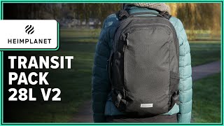 Heimplanet Transit Line Travel Pack 28L V2 Review 2 Weeks of Use [upl. by Eecrad]