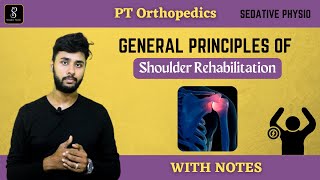 Shoulder Rehabilitation Principles  Shoulder Injury Recovery  Sedative Physio [upl. by Aikmat]