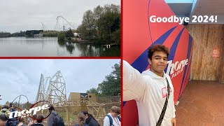 Thorpe Park  2024 Final Day [upl. by Allerbag]