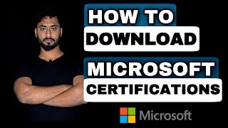 How to Download Microsoft Certifications  Pearson VUE exam  Cloud Saviors  Rahil Mujahid [upl. by Oriaj130]