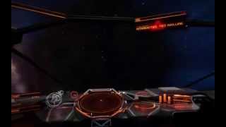 Elite Dangerous  Interdiction and escape from player pirate for the first time [upl. by Kirred762]