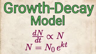 GrowthDecay Model with examples Differential equation [upl. by Anitsud]