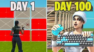 My Day 1 to Day 100 Fortnite CONTROLLER to KEYBOARD amp MOUSE Progression [upl. by Louis]