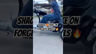 Shaq out sliding in his trike on Forgiatos Forgiato Trike Shaq [upl. by Nodmac]