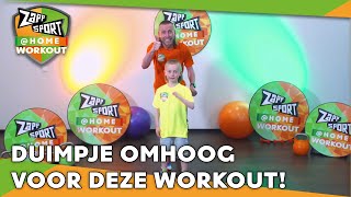 DAG 34  ZAPPSPORTHOME WORKOUT MET NATHAN RUTJES  ZAPPSPORT [upl. by Ludmilla]