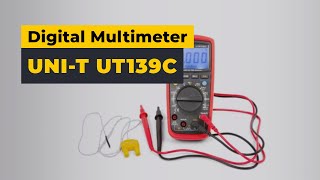 Testing Capacitors with the Digital Multimeter UNIT UT139C [upl. by Ailemac]