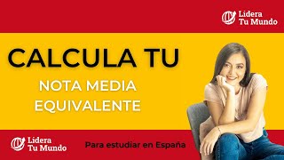 NOTA MEDIA EQUIVALENTE  NME  ESPAÑA  ESTUDIA EN ESPAÑA  BECAS ESPAÑA  FUNDACION CAROLINA [upl. by Ranson44]