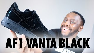 Nike Air Force 1 07 LX Vanta Black On Foot Sneaker Review QuickSchopes 754 Schopes HF9109 001 [upl. by Todd358]