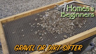 How to Make a Dirt or Gravel Strainer or Sifter [upl. by Kimberly]