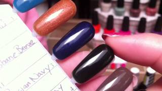 OPI Gelcolor Swatches amp Review [upl. by Ahsats969]