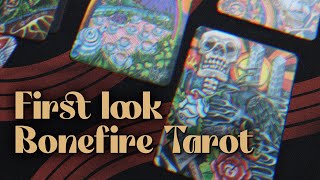 Bonefire Tarot second edition 🦴🔥 Honest first impressions [upl. by Magnolia736]