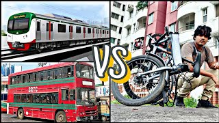 Carrying Folding cycle in Local bus and Metro  Is it Possible  All Details [upl. by Lledyr]