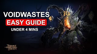 Voidwastes Guide in Under 4 Minutes  2  Star Throne and Liberty Dungeon Guide [upl. by Haven]