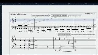 Microtonal scale 31 toneoctave and Harmonic Seventh Chord [upl. by Celisse]