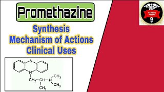 Synthesis of Promethazine  Mechanism of Actions  Uses  medicinal chemistry 5th Sem [upl. by Burns]